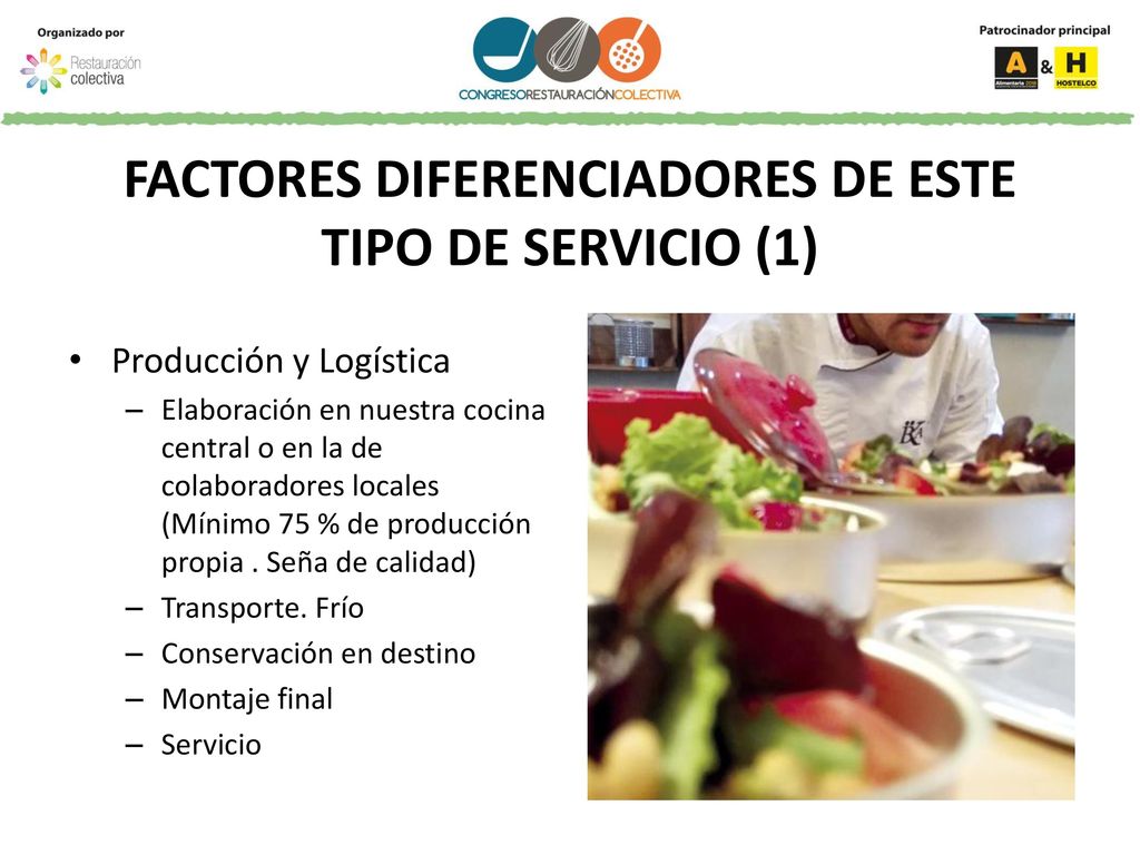 FACTORES DIFERENCIADORES DE ESTE TIPO DE SERVICIO (1)