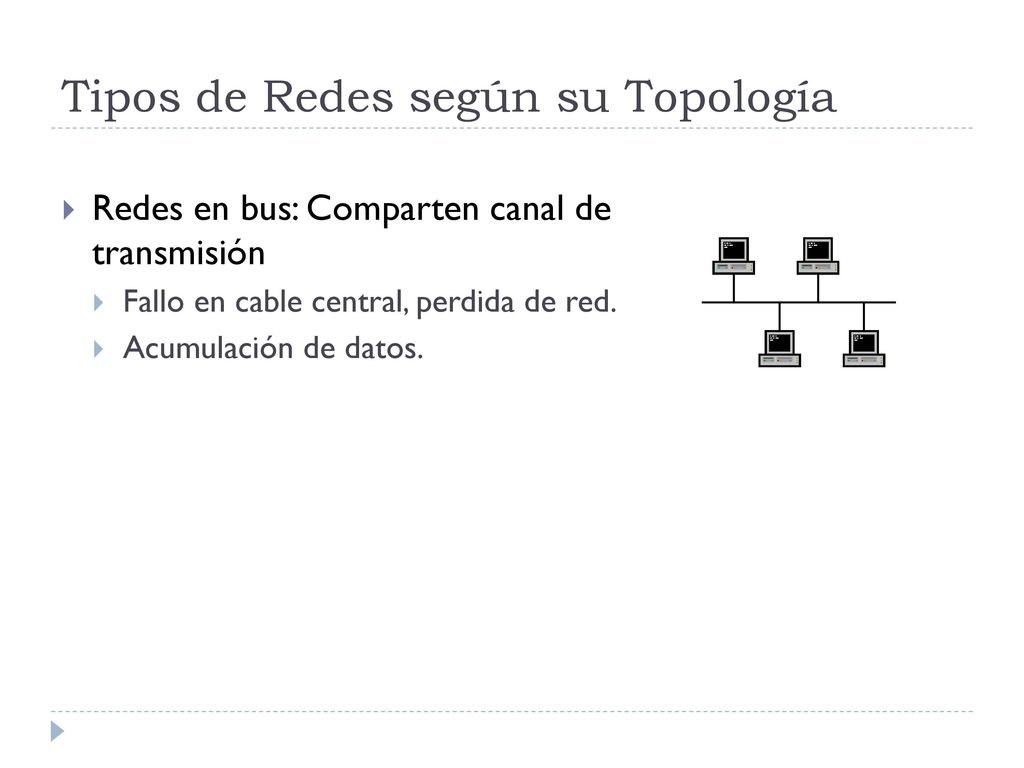 Tipos de Redes según su Topología