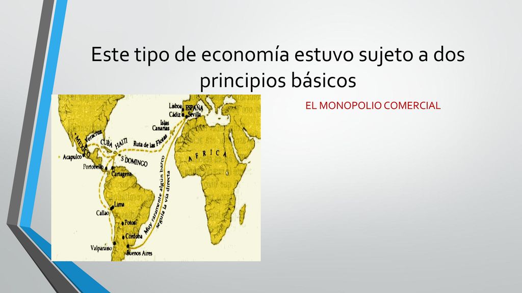 Este tipo de economía estuvo sujeto a dos principios básicos