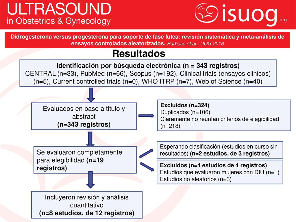 Resultados Identificación por búsqueda electrónica (n = 343 registros)