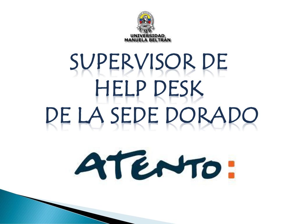 Supervisor de Help Desk de la sede Dorado