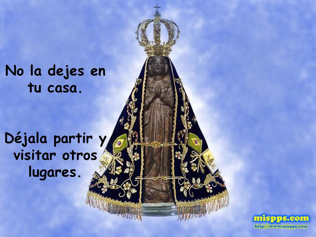No la dejes en tu casa. Déjala partir y visitar otros lugares.