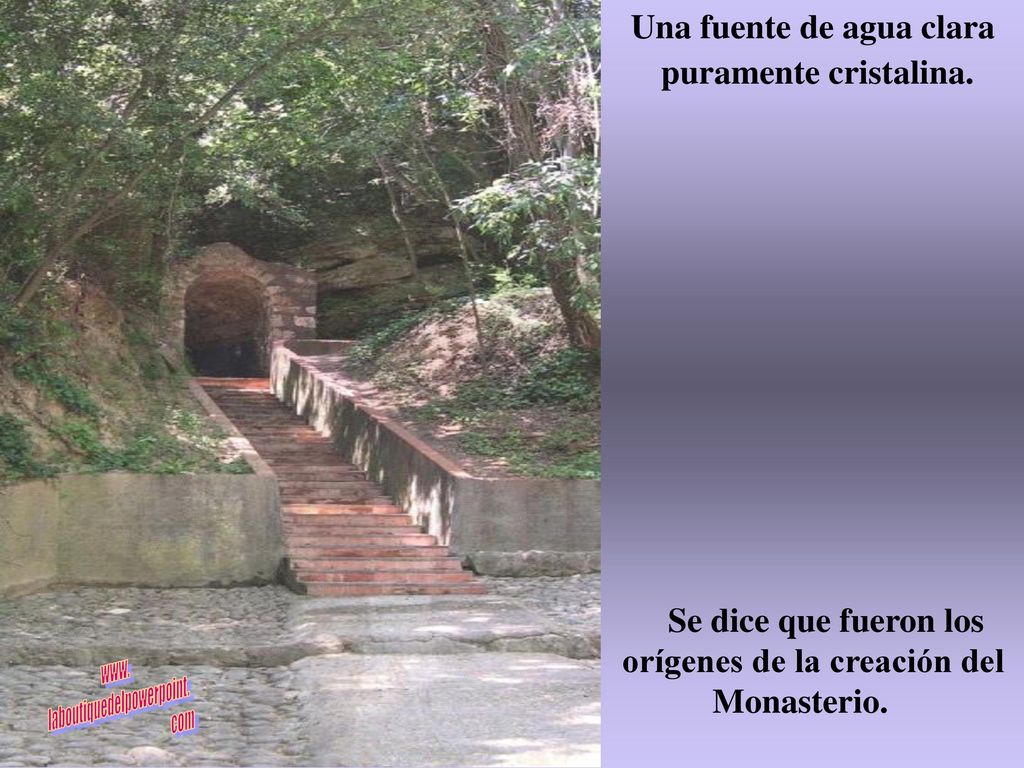 Una fuente de agua clara orígenes de la creación del