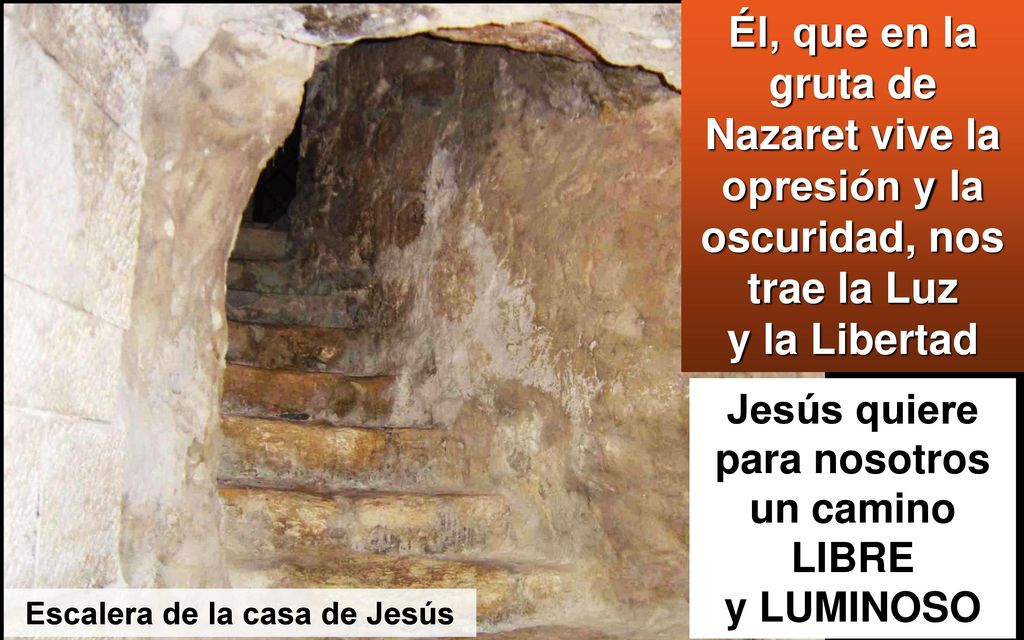 Él, que en la gruta de Nazaret vive la opresión y la oscuridad, nos trae la Luz
