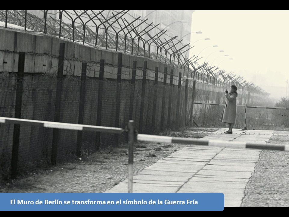 El Muro de Berlín se transforma en el símbolo de la Guerra Fría
