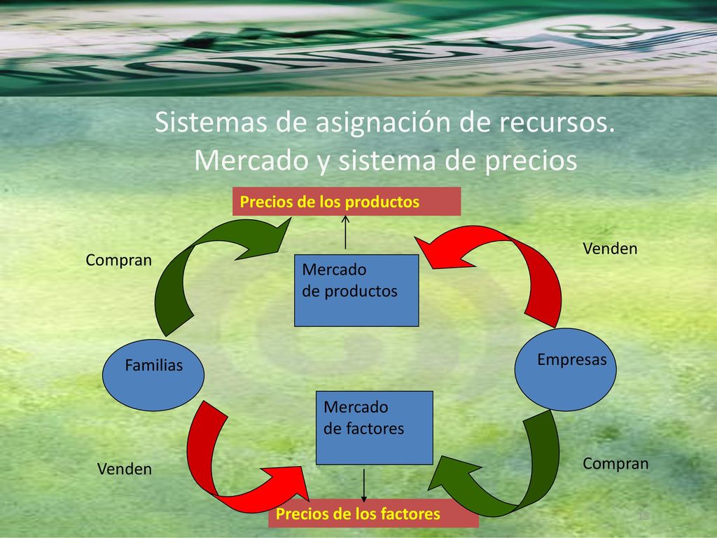 Sistemas de asignación de recursos. Mercado y sistema de precios