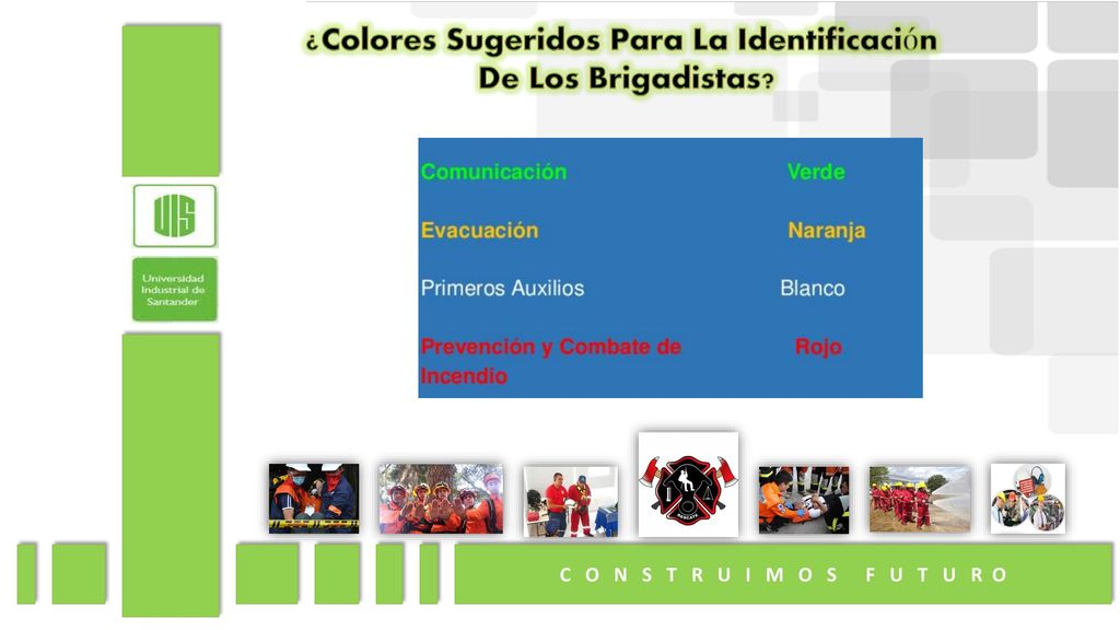 ¿Colores Sugeridos Para La Identificación