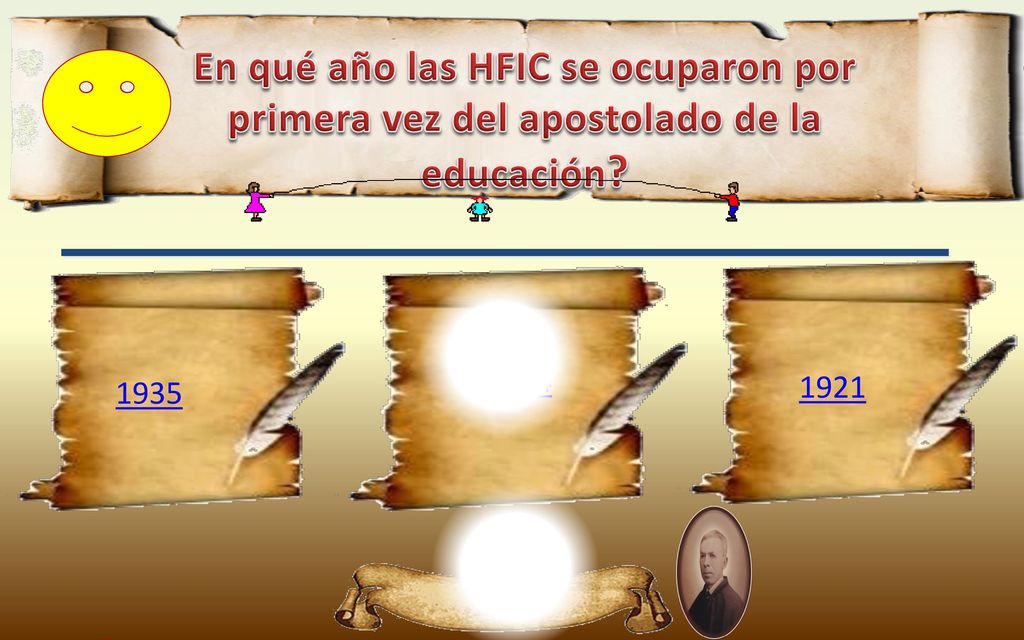 En qué año las HFIC se ocuparon por primera vez del apostolado de la educación