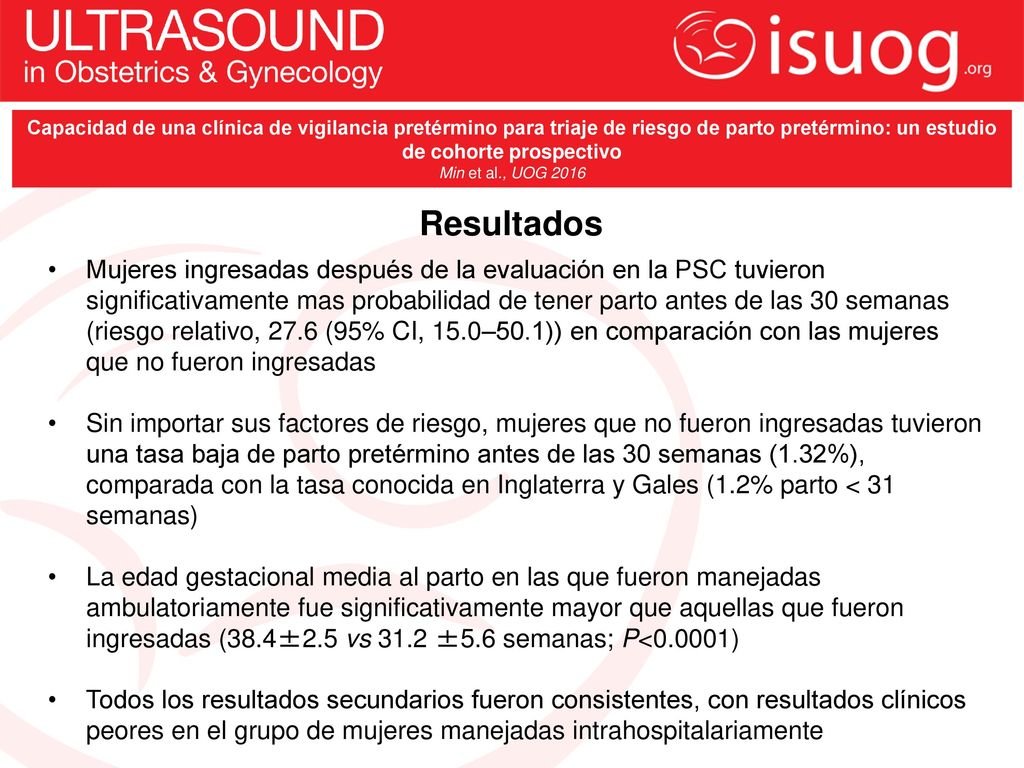 Capacidad de una clínica de vigilancia pretérmino para triaje de riesgo de parto pretérmino: un estudio de cohorte prospectivo