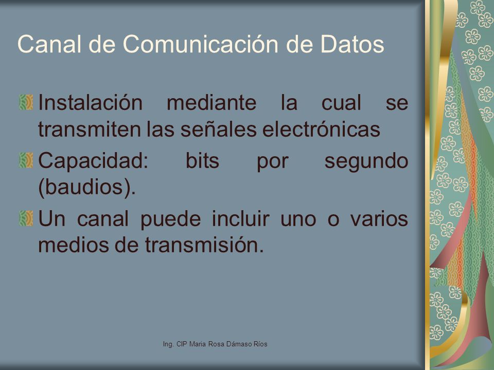 Canal de Comunicación de Datos