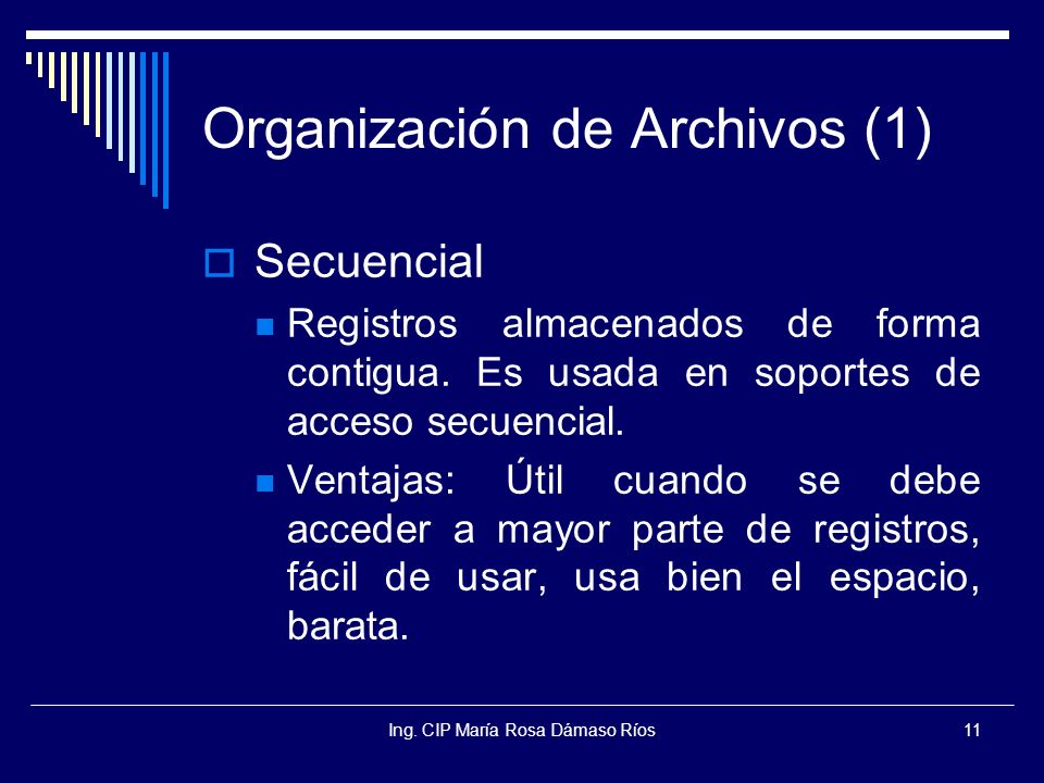 Organización de Archivos (1)