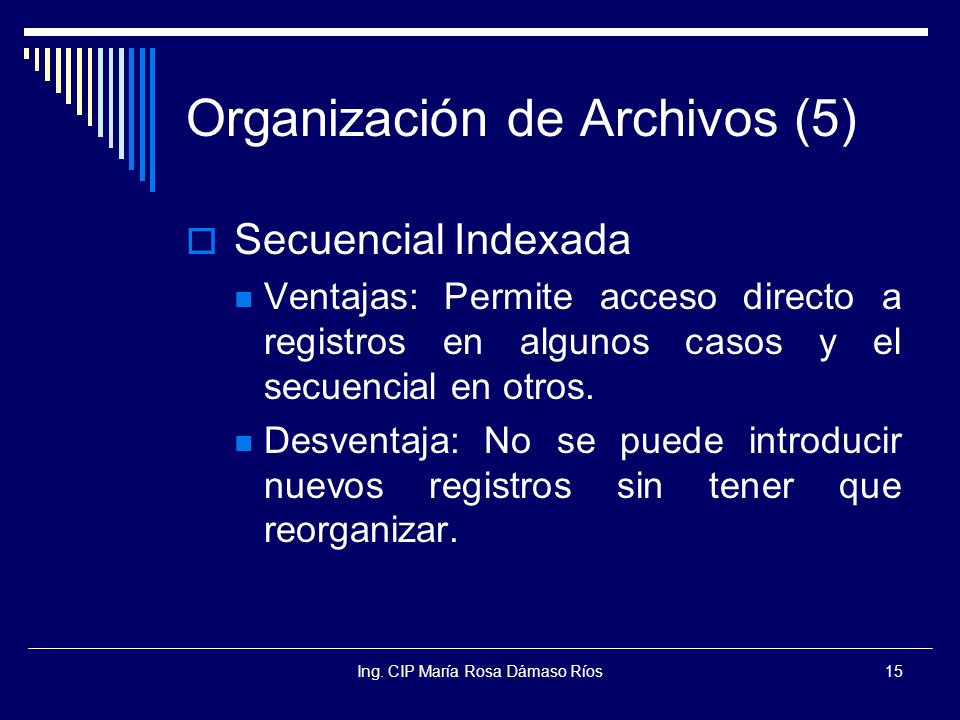Organización de Archivos (5)