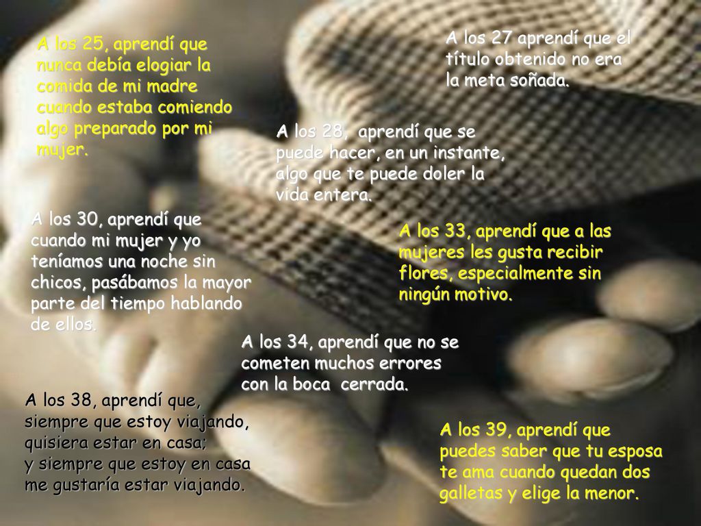 A los 27 aprendí que el título obtenido no era