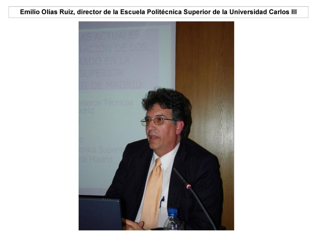 Emilio Olías Ruiz, director de la Escuela Politécnica Superior de la Universidad Carlos III