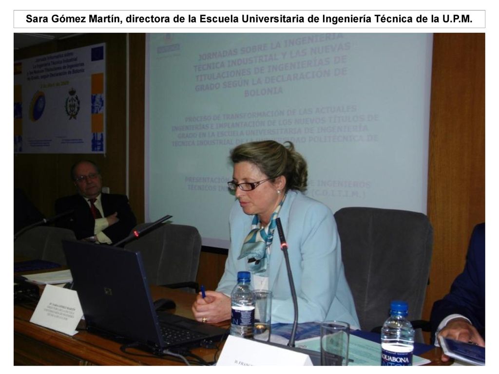 Sara Gómez Martín, directora de la Escuela Universitaria de Ingeniería Técnica de la U.P.M.
