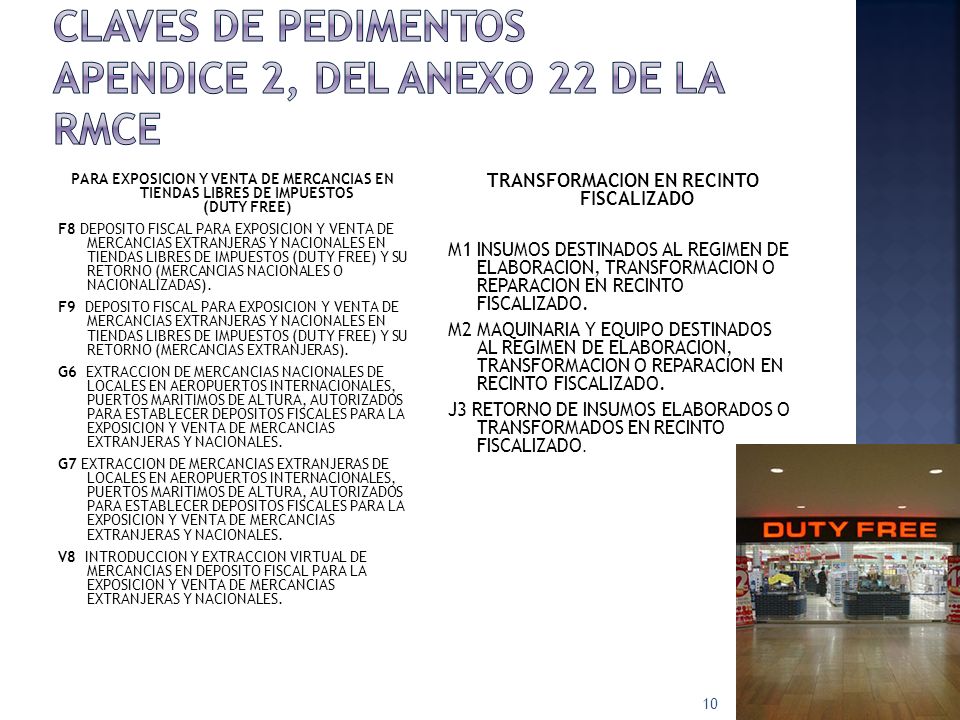 CLAVES DE PEDIMENTOS APENDICE 2, DEL ANEXO 22 DE LA RMCE