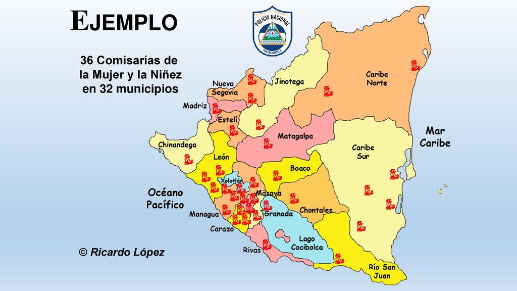 EJEMPLO 36 Comisarías de la Mujer y la Niñez en 32 municipios