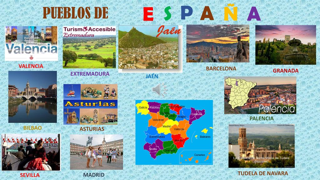 E P A S Ñ A PUEBLOS DE VALENCIA BARCELONA GRANADA EXTREMADURA JAÉN