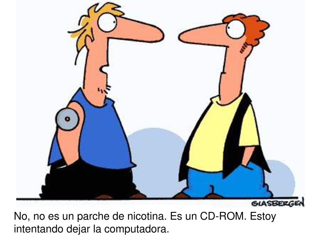 No, no es un parche de nicotina. Es un CD-ROM