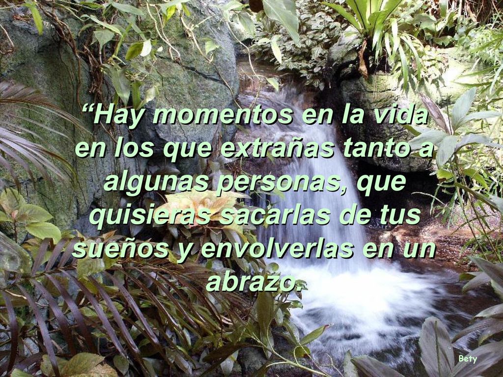 Hay momentos en la vida en los que extrañas tanto a algunas personas, que quisieras sacarlas de tus sueños y envolverlas en un abrazo.