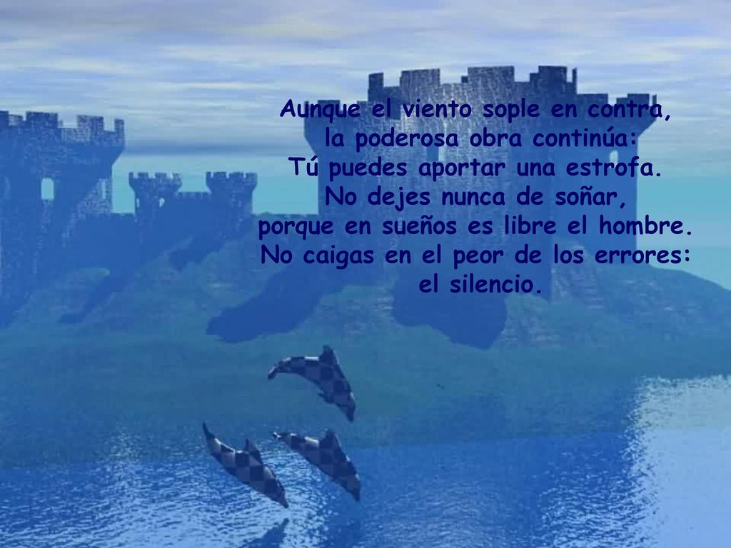 Aunque el viento sople en contra, la poderosa obra continúa:
