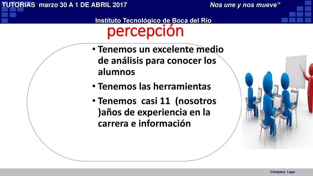 TUTORIAS marzo 30 A 1 DE ABRIL 2017 Nos une y nos mueve Instituto Tecnológico de Boca del Rio I.-