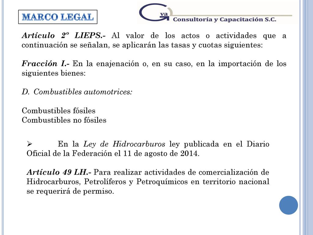 MARCO LEGAL Artículo 2º LIEPS.- Al valor de los actos o actividades que a continuación se señalan, se aplicarán las tasas y cuotas siguientes: