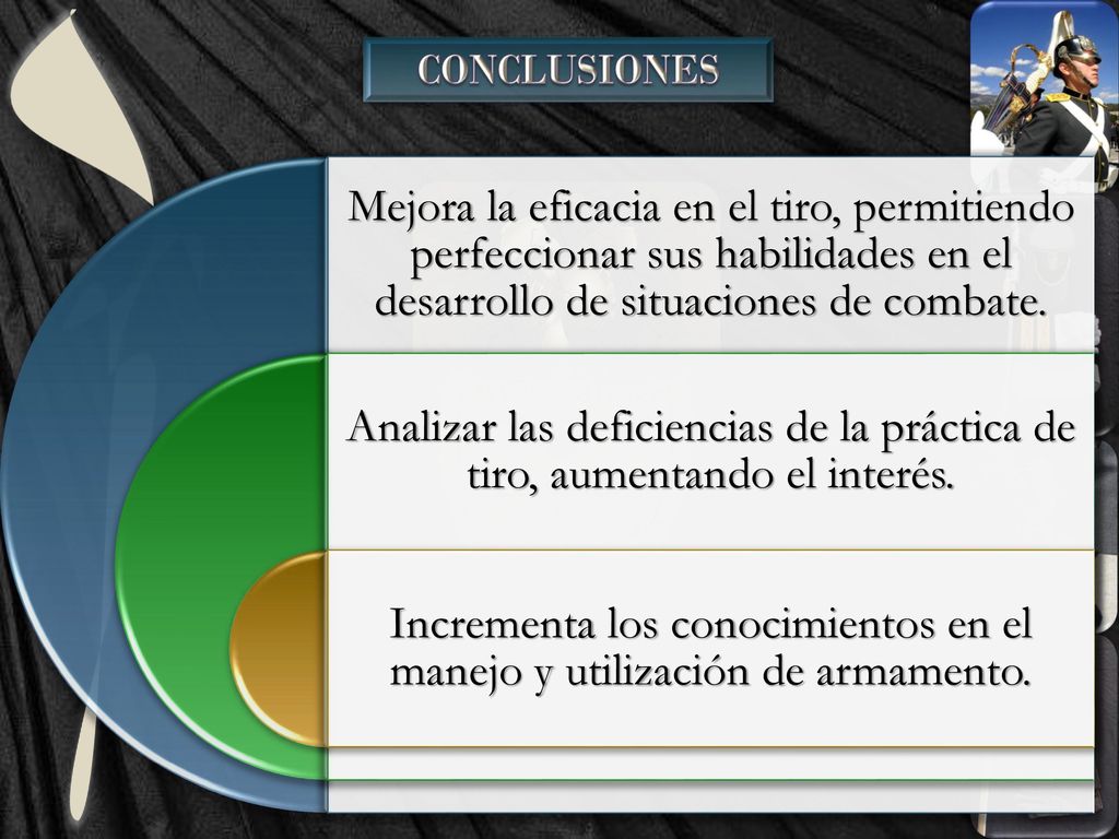 Incrementa los conocimientos en el manejo y utilización de armamento.