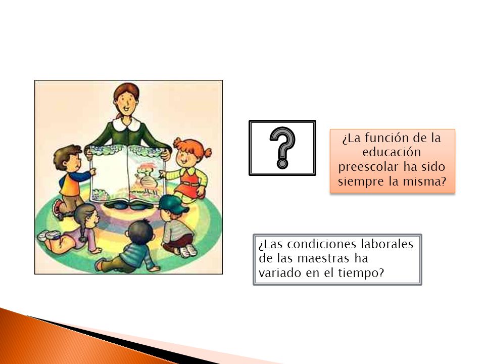 ¿La función de la educación preescolar ha sido siempre la misma