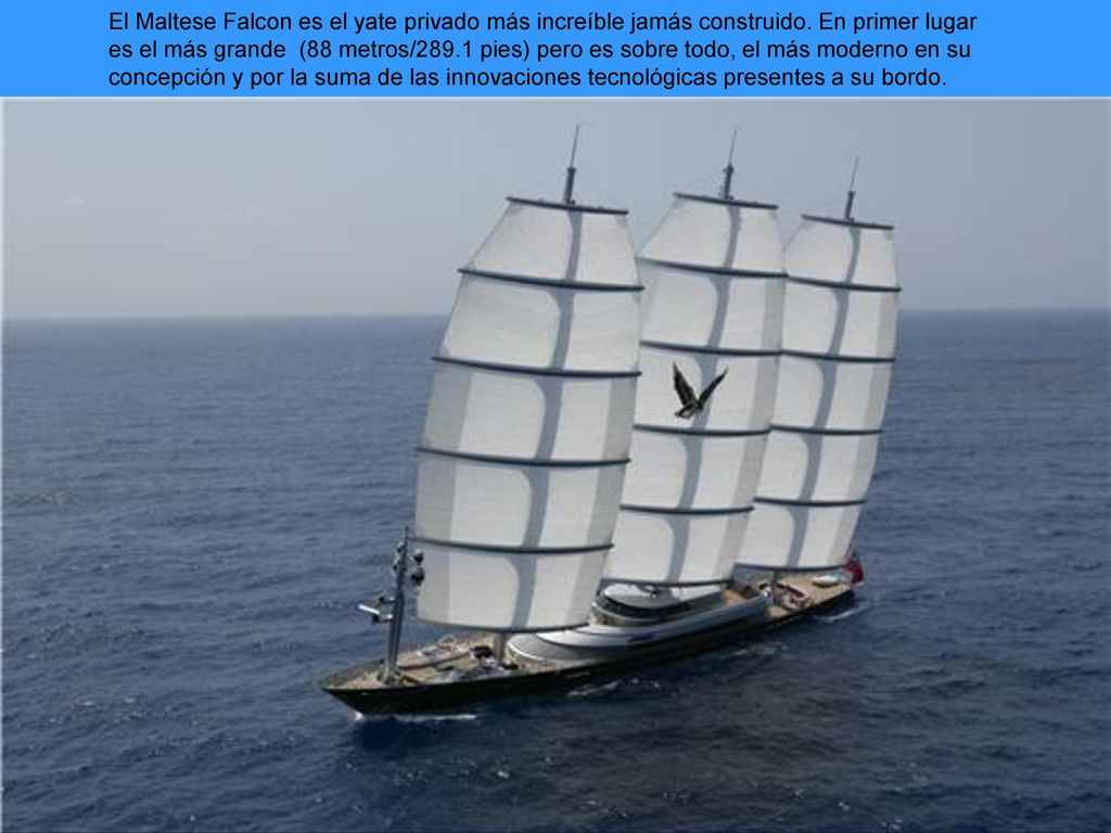 El Maltese Falcon es el yate privado más increíble jamás construido