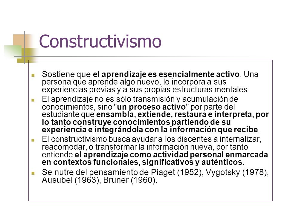 Constructivismo