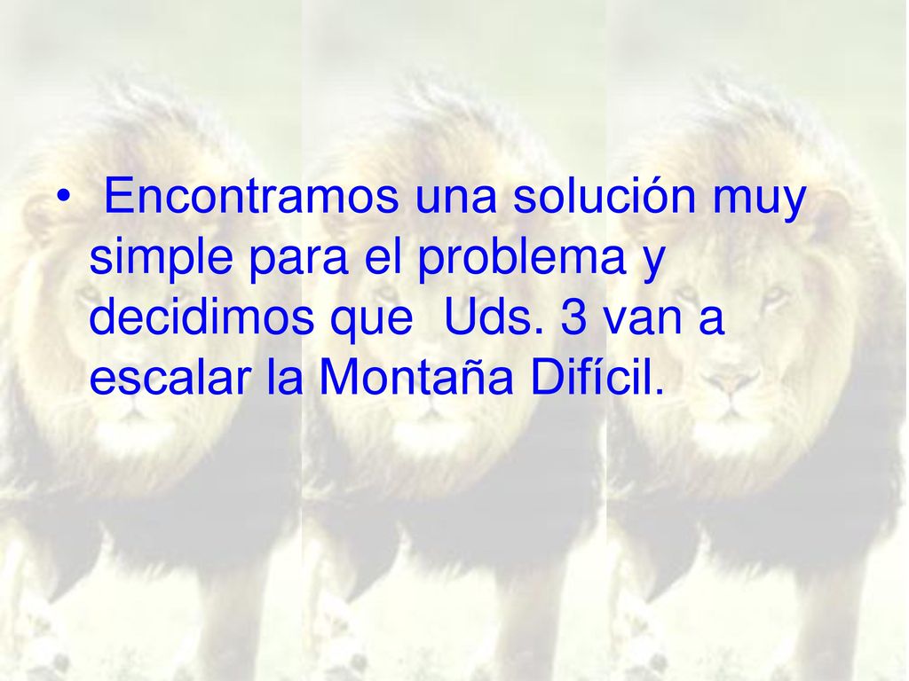 Encontramos una solución muy simple para el problema y decidimos que Uds.