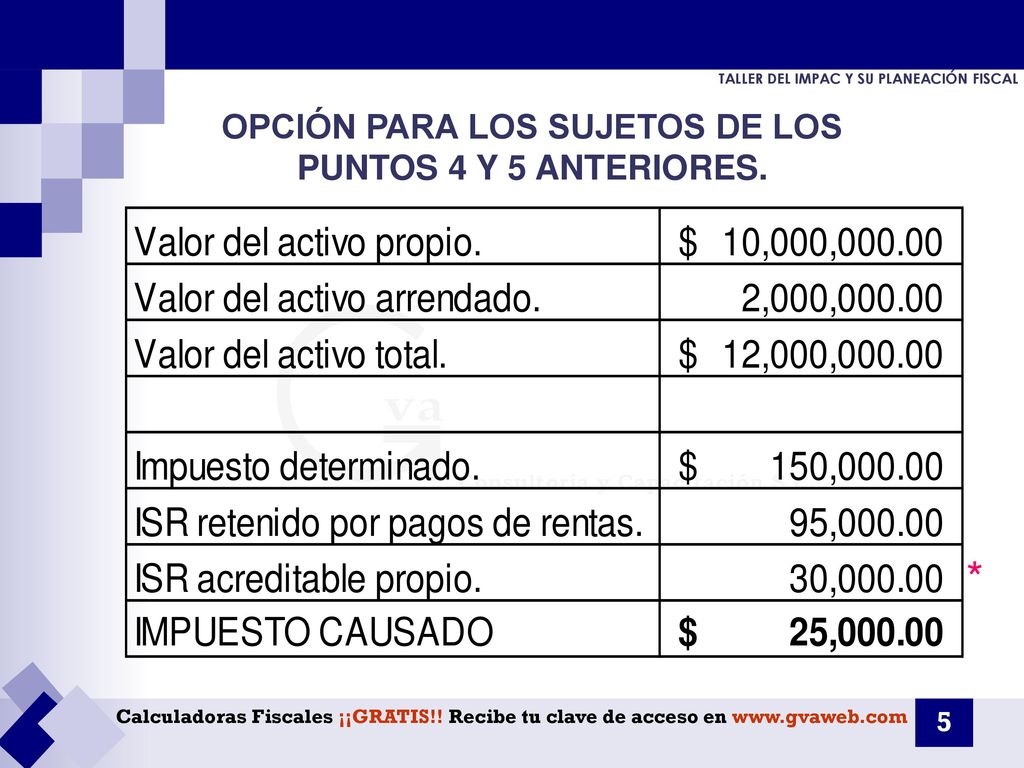 OPCIÓN PARA LOS SUJETOS DE LOS PUNTOS 4 Y 5 ANTERIORES.