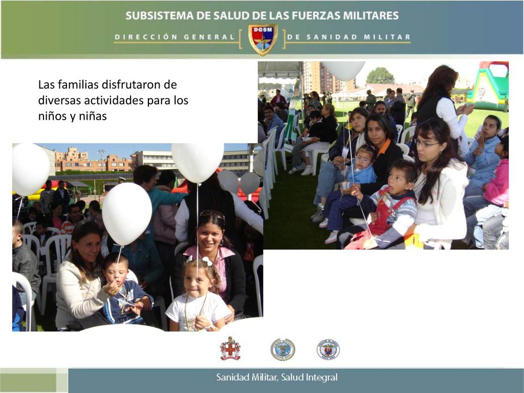 Las familias disfrutaron de diversas actividades para los niños y niñas