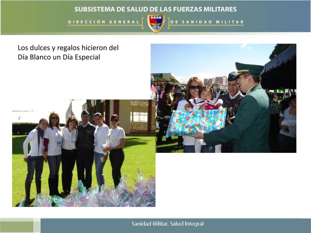 Los dulces y regalos hicieron del Día Blanco un Día Especial