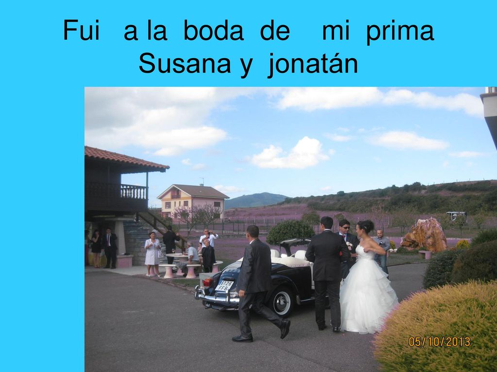 Fui a la boda de mi prima Susana y jonatán