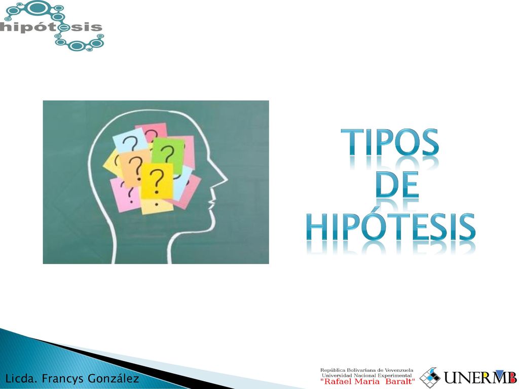 Tipos de Hipótesis Licda. Francys González