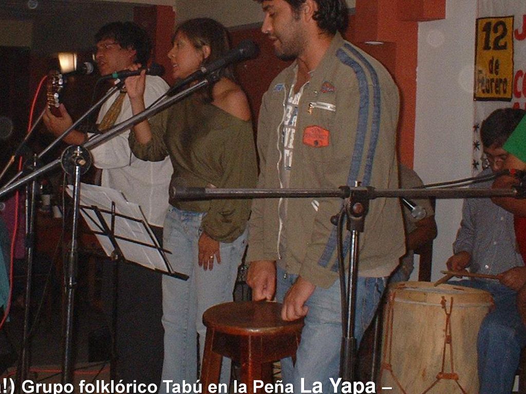 (hora: 3:30 de la mañana!) Grupo folklórico Tabú en la Peña La Yapa –