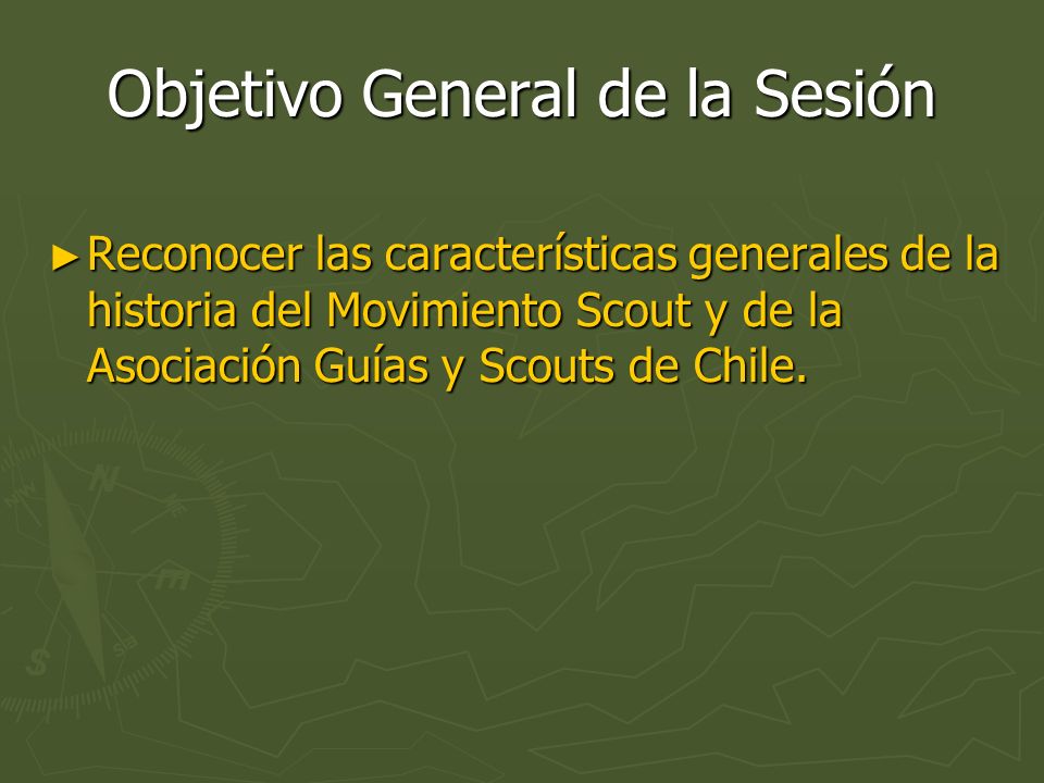 Objetivo General de la Sesión