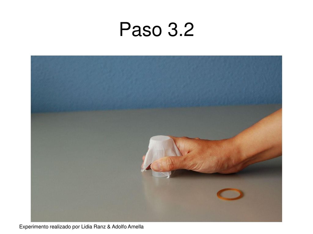 Paso 3.2 Experimento realizado por Lidia Ranz & Adolfo Amella