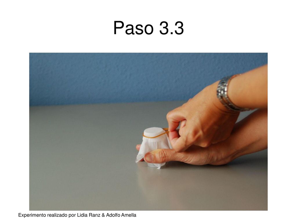 Paso 3.3 Experimento realizado por Lidia Ranz & Adolfo Amella
