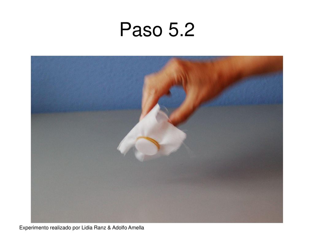 Paso 5.2 Experimento realizado por Lidia Ranz & Adolfo Amella