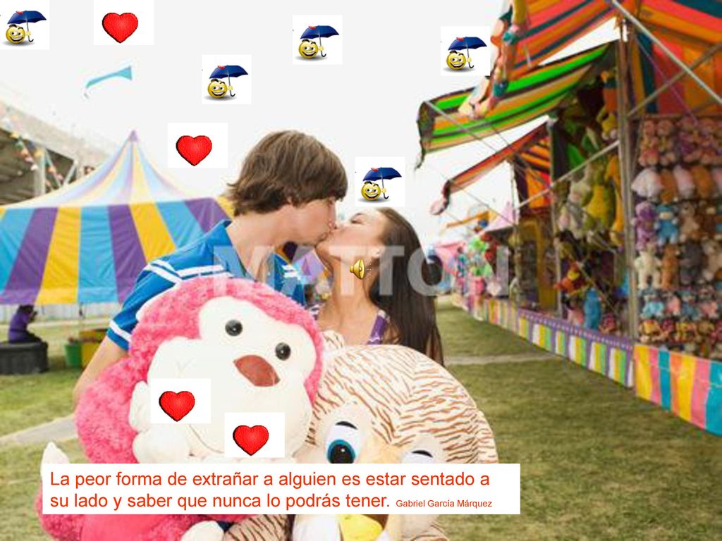 La peor forma de extrañar a alguien es estar sentado a su lado y saber que nunca lo podrás tener.