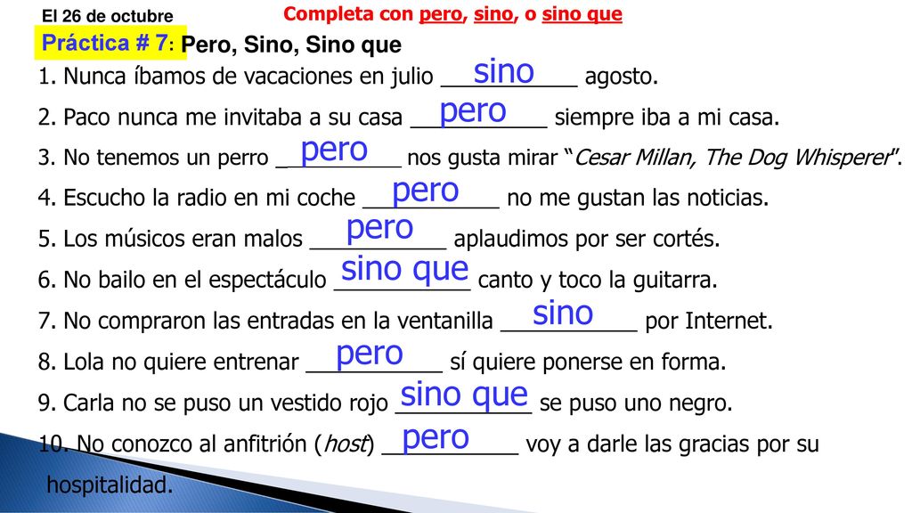 sino pero pero pero pero sino que sino pero sino que pero