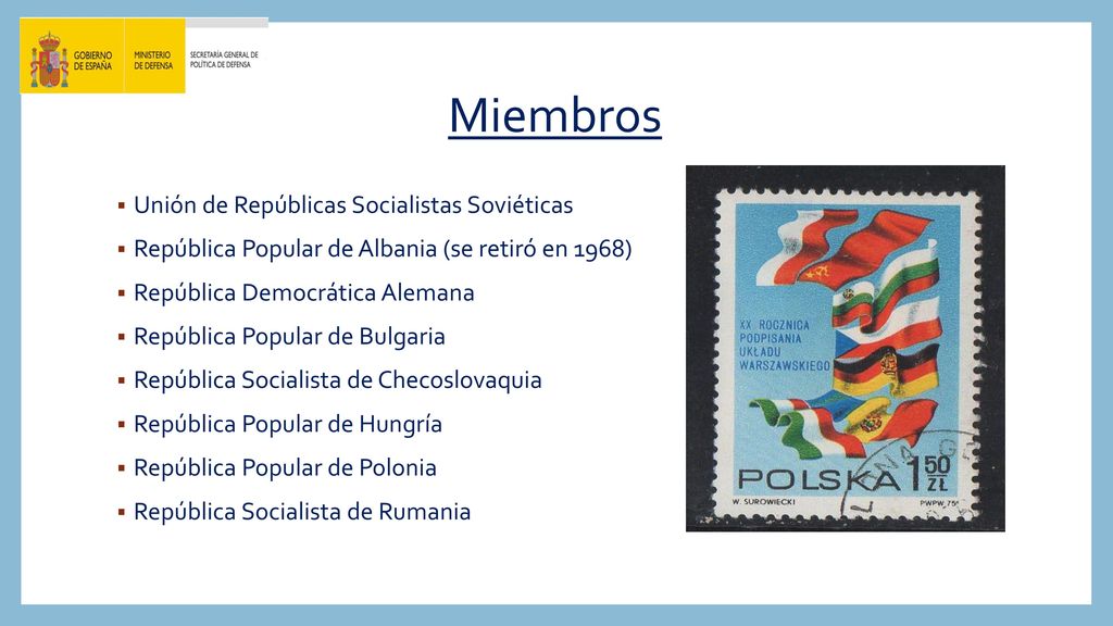 Miembros Unión de Repúblicas Socialistas Soviéticas