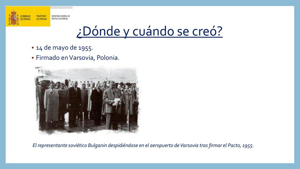 ¿Dónde y cuándo se creó 14 de mayo de 1955.