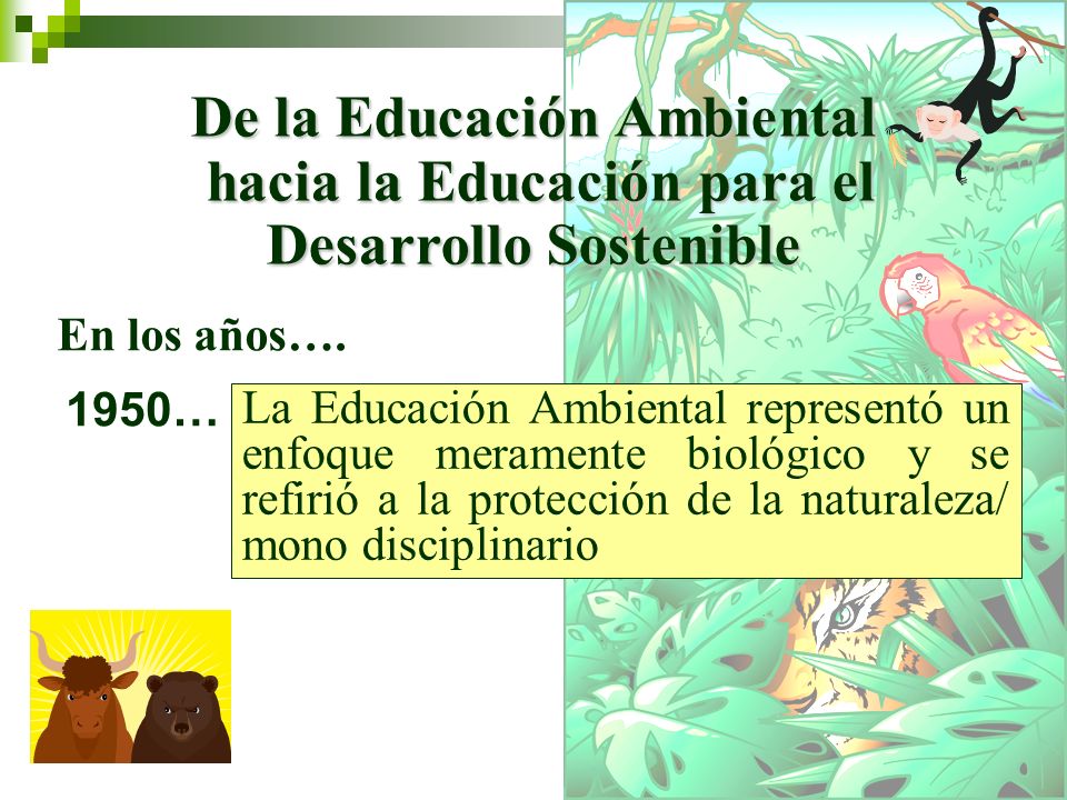 De la Educación Ambiental