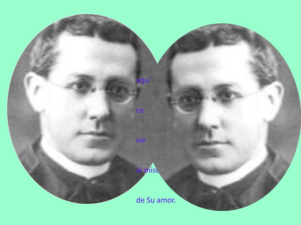 aquí, padre añorado, celebramos la tuya, siempre asida al misterio insondable de Su amor.