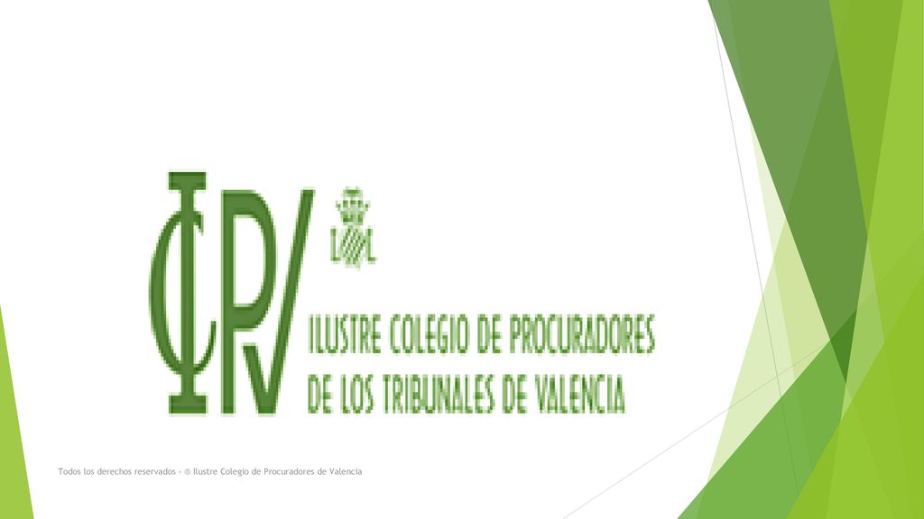 Todos los derechos reservados - ® Ilustre Colegio de Procuradores de Valencia