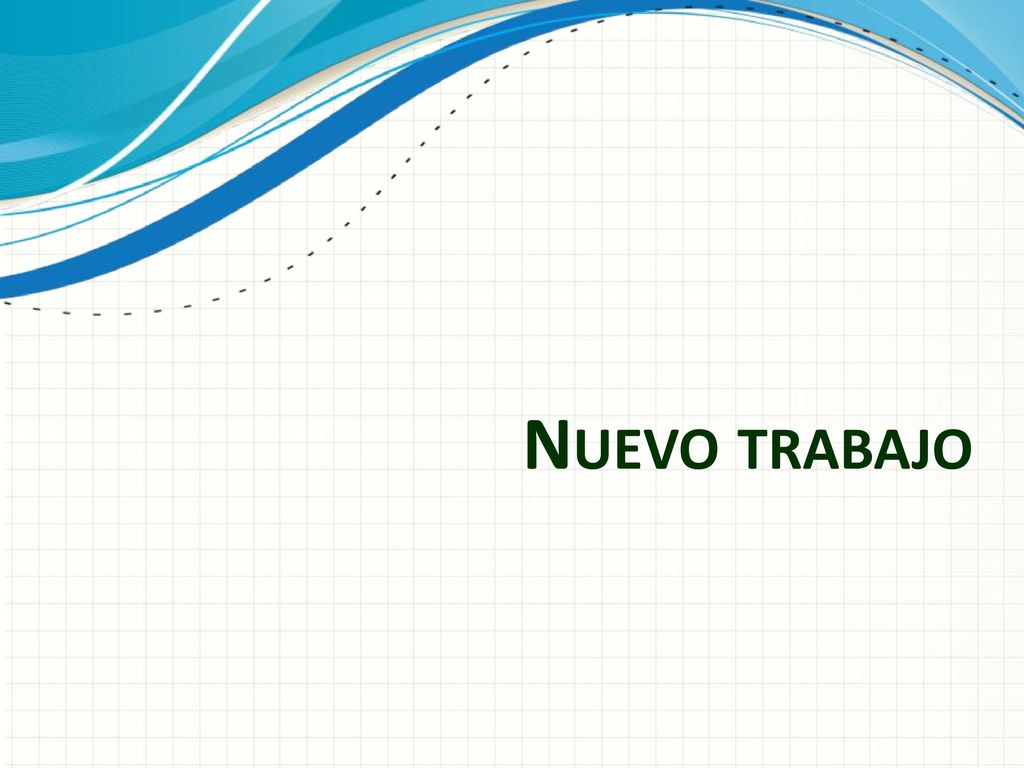 Nuevo trabajo Use un encabezado de sección para cada uno de los temas, de manera que la transición resulte clara para el público.